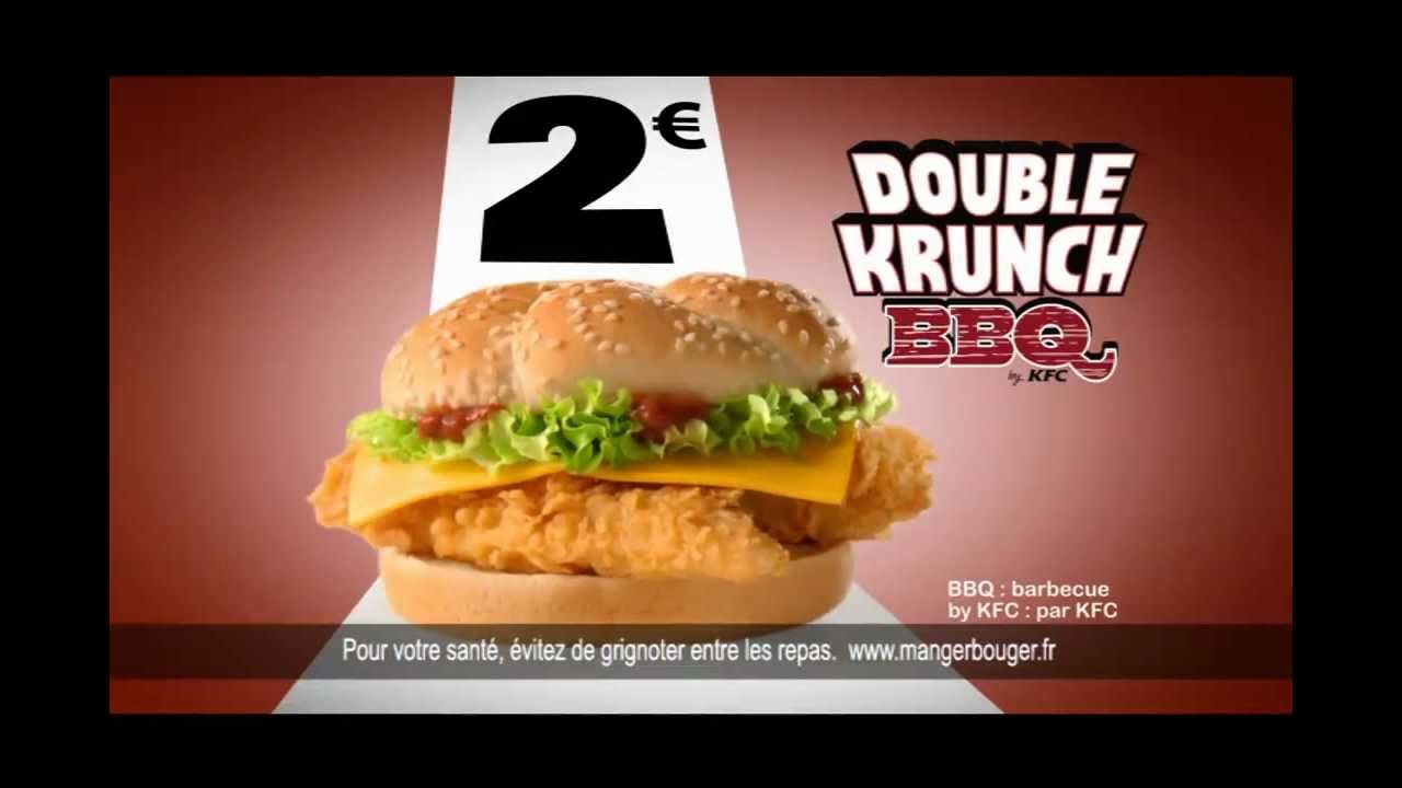 Double Krunch BBQ de chez KFC