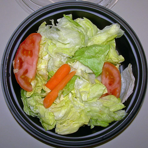 Salade fast foods